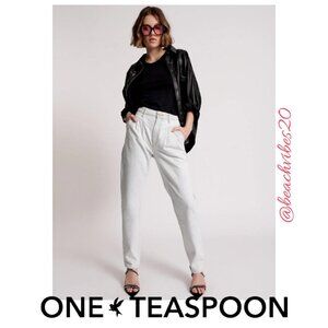 ONE TEASPOON Streetwalkers High-Waist 80's Fit Denim Jeans Bel Air Blue 24 O-180